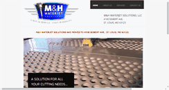 Desktop Screenshot of mhwaterjet.com